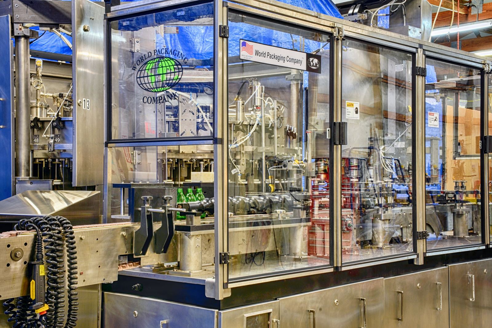 World Packaging monoblock filler